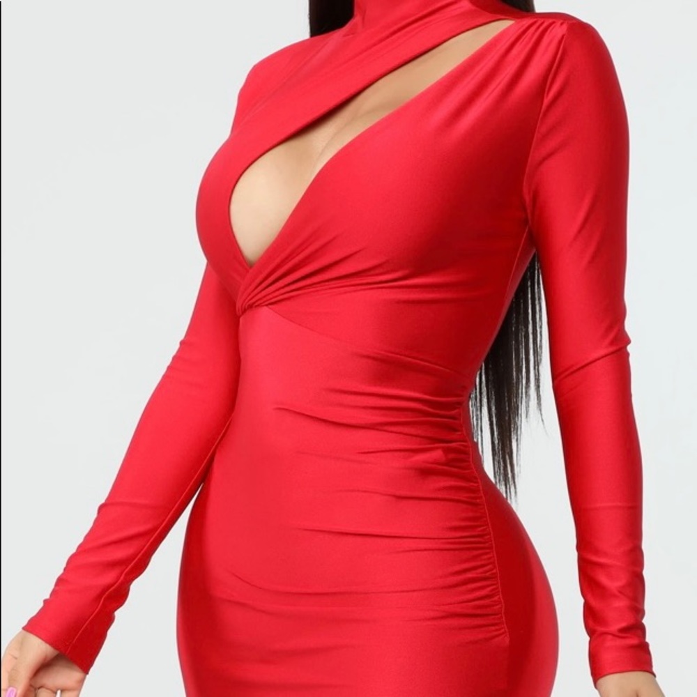 Red dress